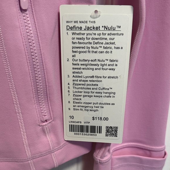 lululemon athletica Light Pink Utility Jacket - Picture 4 of 4